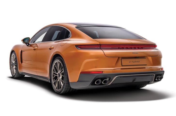Porsche Panamera Rear View Porsche Panamera Rear View